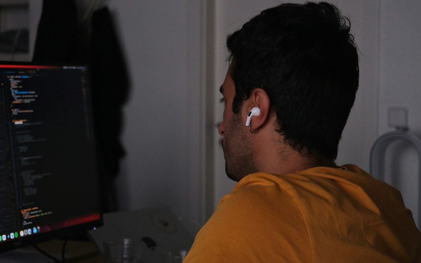 IT operations engineer at work